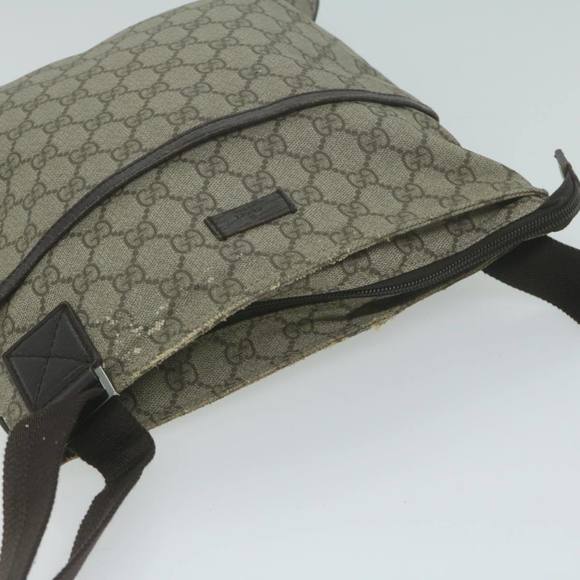 GUCCI GG Supreme Shoulder Bag PVC Beige 141626 Auth am5746 - Picture 6 of 16